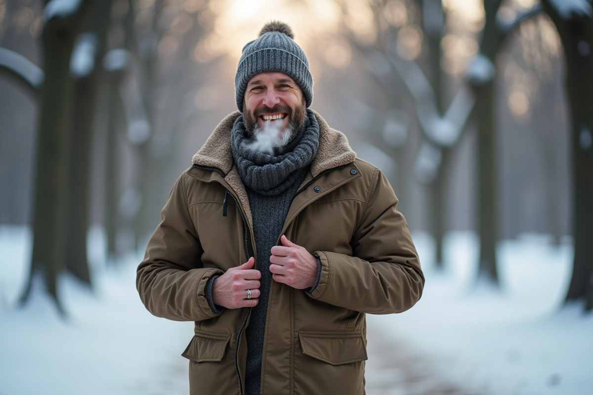 Homme en vêtements d